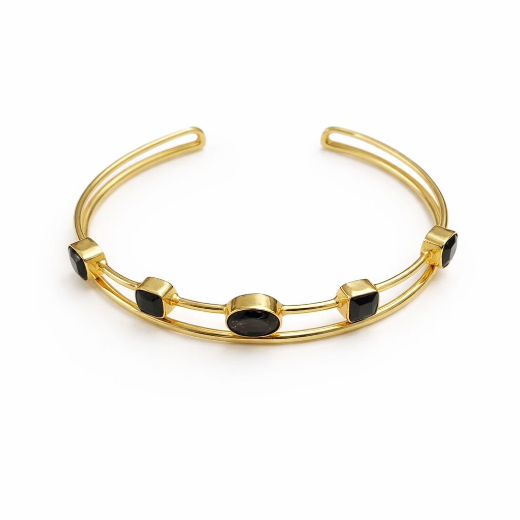 Pulsera Noir Geométrica