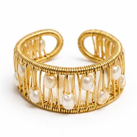 Anillo perlas flotante - AAN02