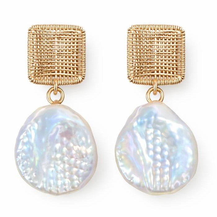 Aretes nayadé Iridiscente - AAR01