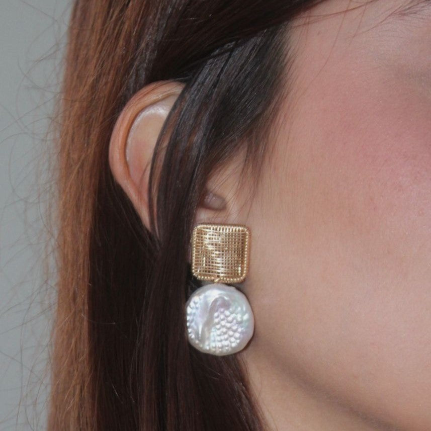 Aretes nayadé Iridiscente - AAR01