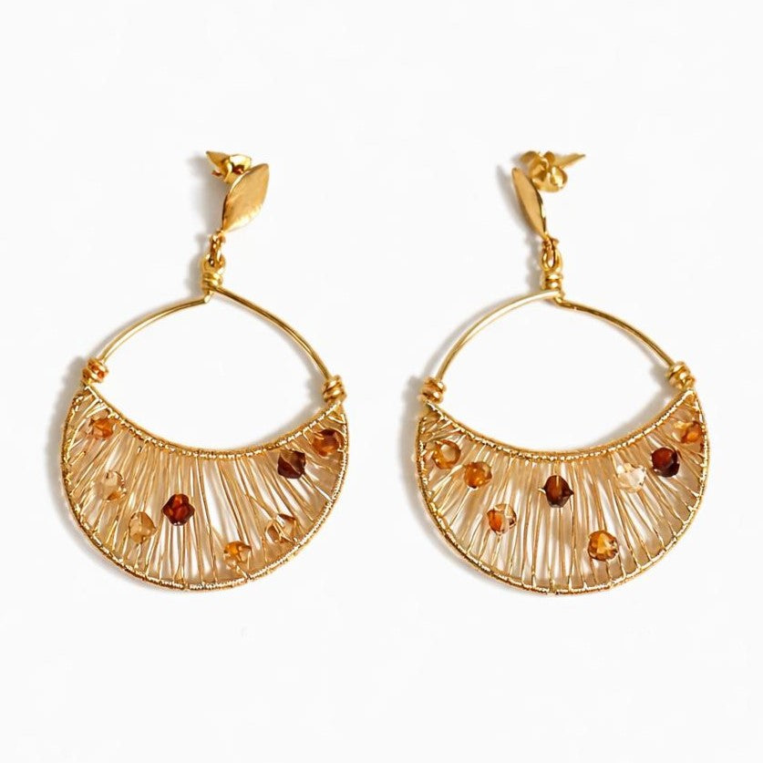 Aretes ámbar solar - AAR09