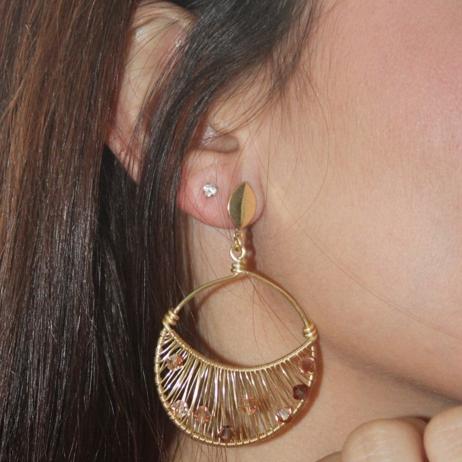 Aretes ámbar solar - AAR09