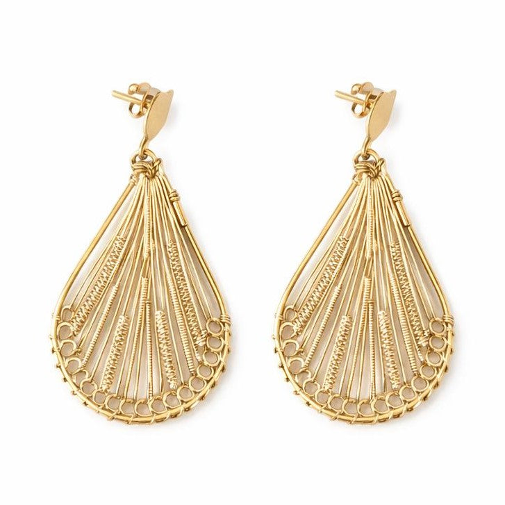 Aretes lluvia dorada - AAR12