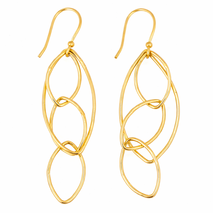 Aretes doble hoja - AR09
