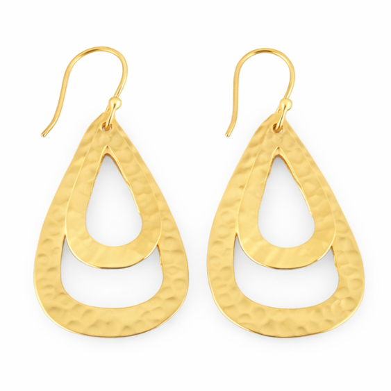 Aretes lágrimas doble - AR25E