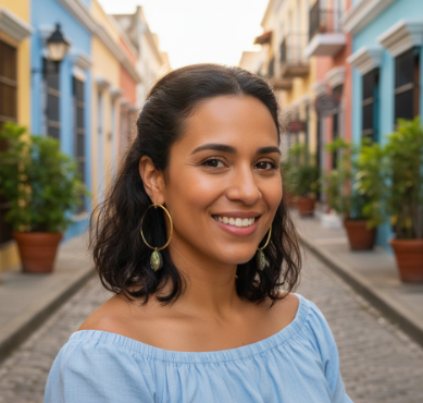 Aretes Circulares con Lágrima de Abulón AR04