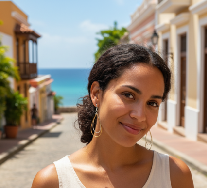 Aretes Lágrimas Bicolor -AR15