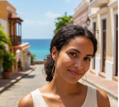 Aretes Lágrimas Bicolor -AR15