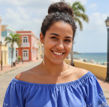 Aretes largos minimalista en plata  AR19